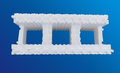 东营大王节能建筑材料 EPS模块建房，冬暖夏凉防火抗震，适合老人孩子的新型粮库材料